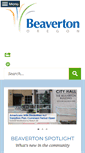 Mobile Screenshot of beavertonoregon.gov
